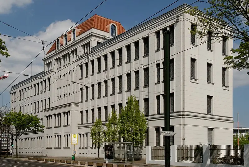 Gebaeude Rheinmetallallee 1 in Duesseldorf-Derendorf, von Sueden