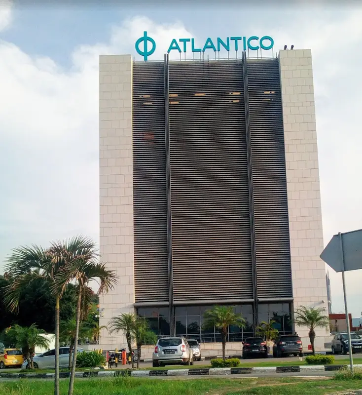 Headquarters of Banco Atlantico (in Luanda), one of the largest banks in Angola.