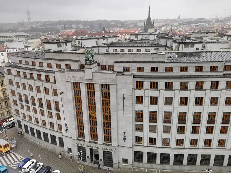 Banque nationale tchèque – Façade principale