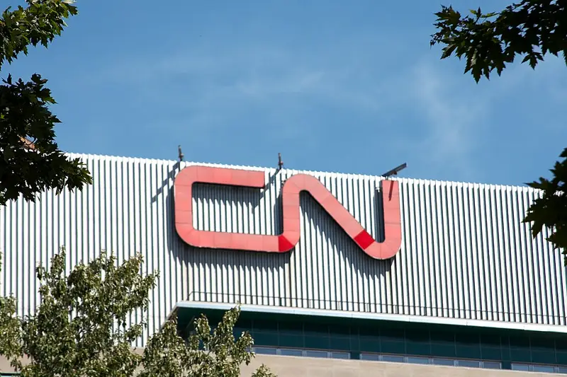 Canadian National Railway HQ sign 2007
