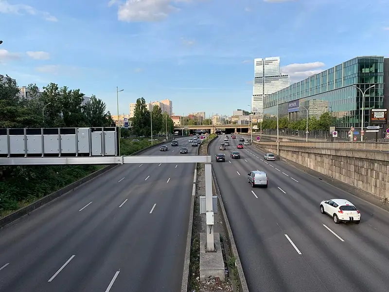 Boulevard Périphérique vu depuis Avenue Porte Asnières - Paris XVII (FR75) - 2021-08-20 - 1