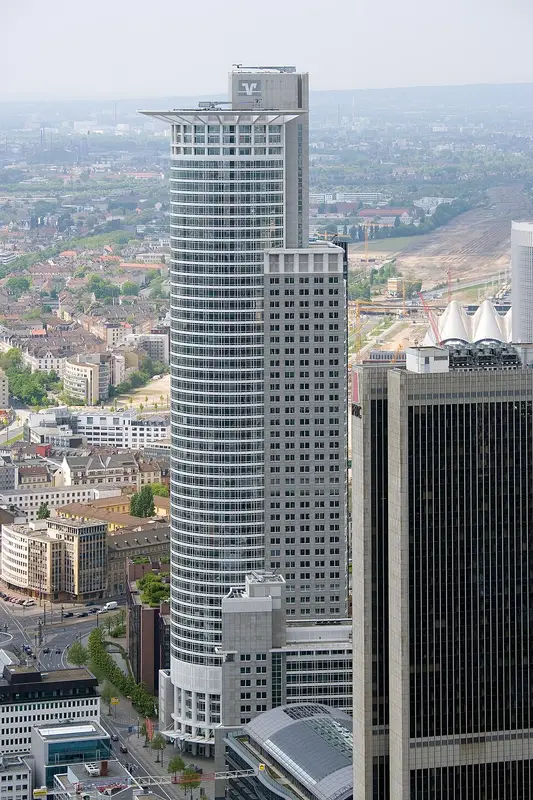Frankfurt Am Main-Westend Tower-Ansicht vom Maintower