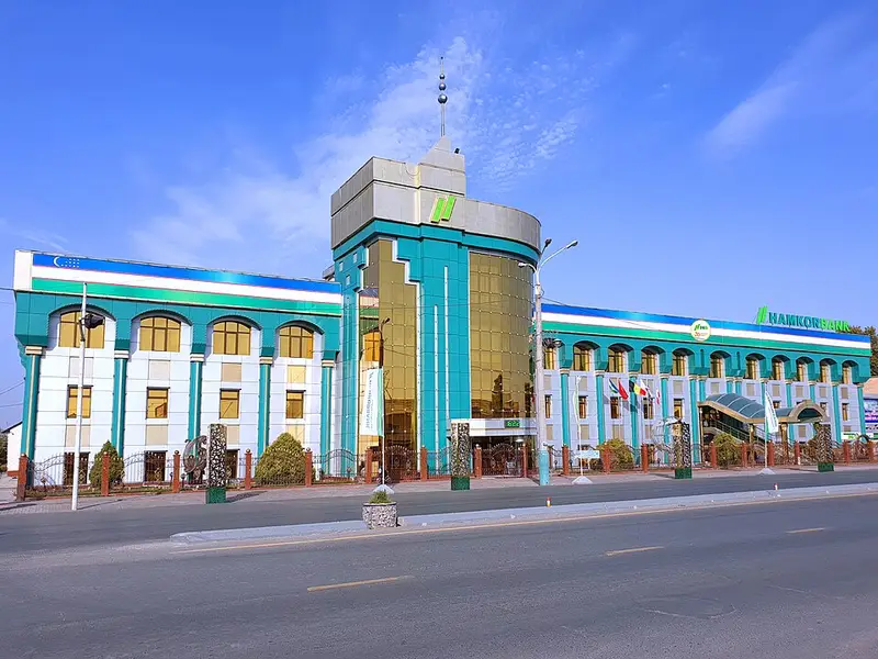 Головной офис Hamkorbank в городе Андижан