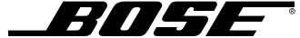 BOSE CORPORATION logo