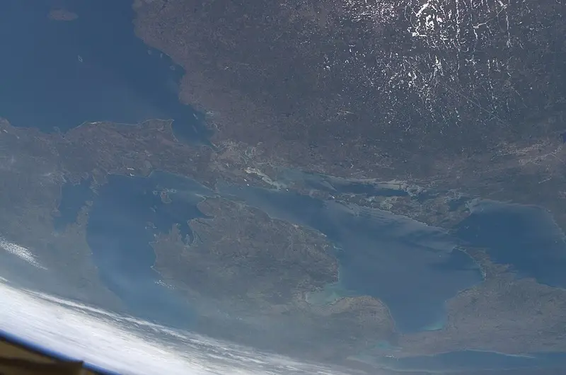 ISS015-E-6196 - View of Michigan