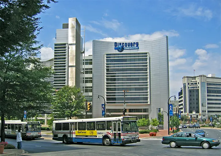 Discovery and buses in Silver Spring